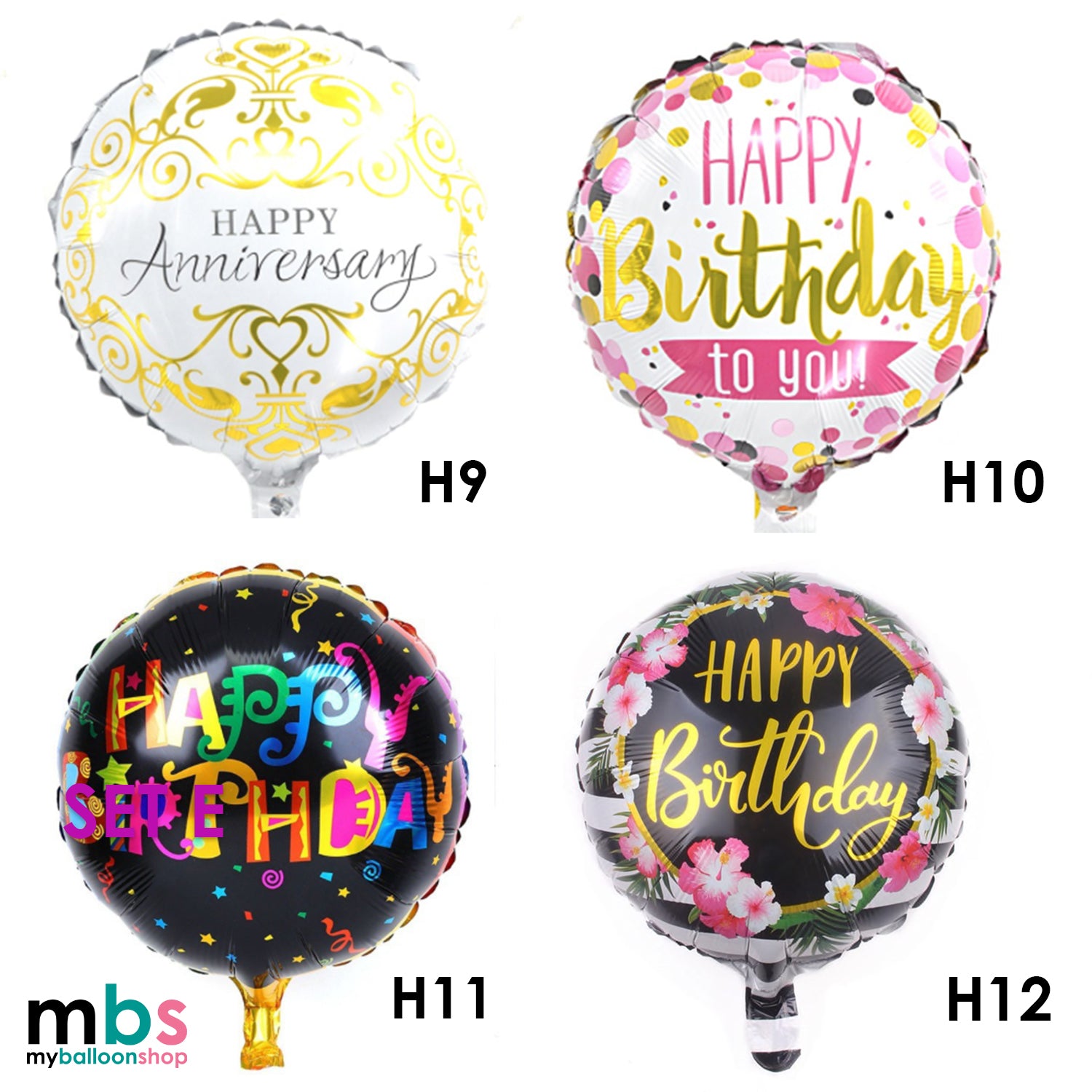 18 inch Happy Birthday Balloon