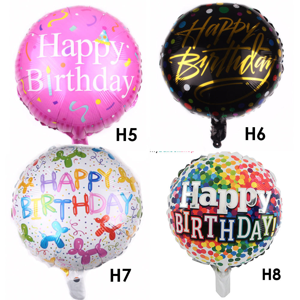 18 inch Happy Birthday Balloon