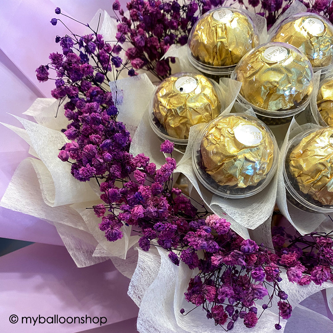 Chocolate Bouquet - Round Ferrero 7