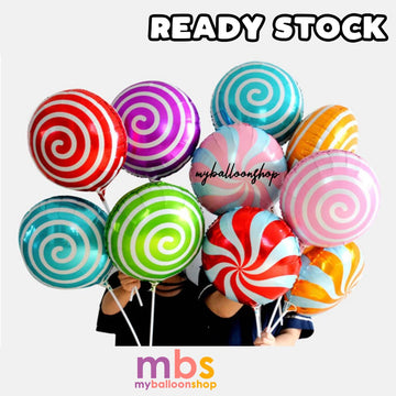 Candy Theme Foil Balloons