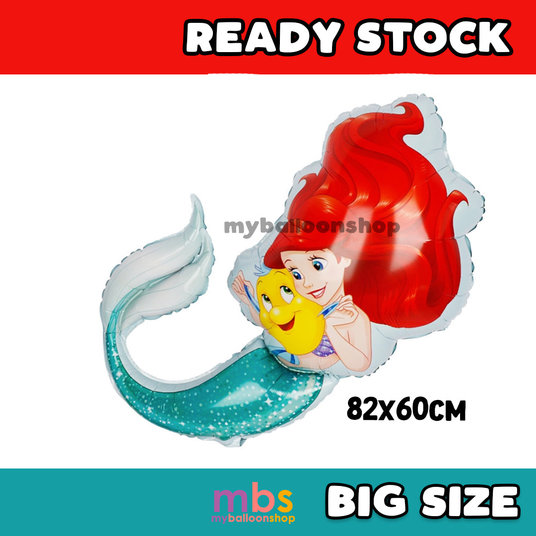 Ariel Big Mermaid Balloon