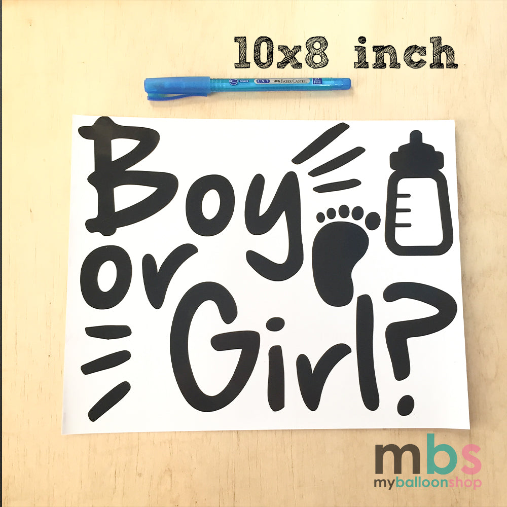 Boy or Girl? Sticker