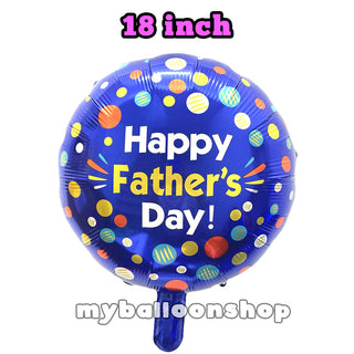 18 inch Round Blue
