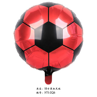 18 inch Black Red