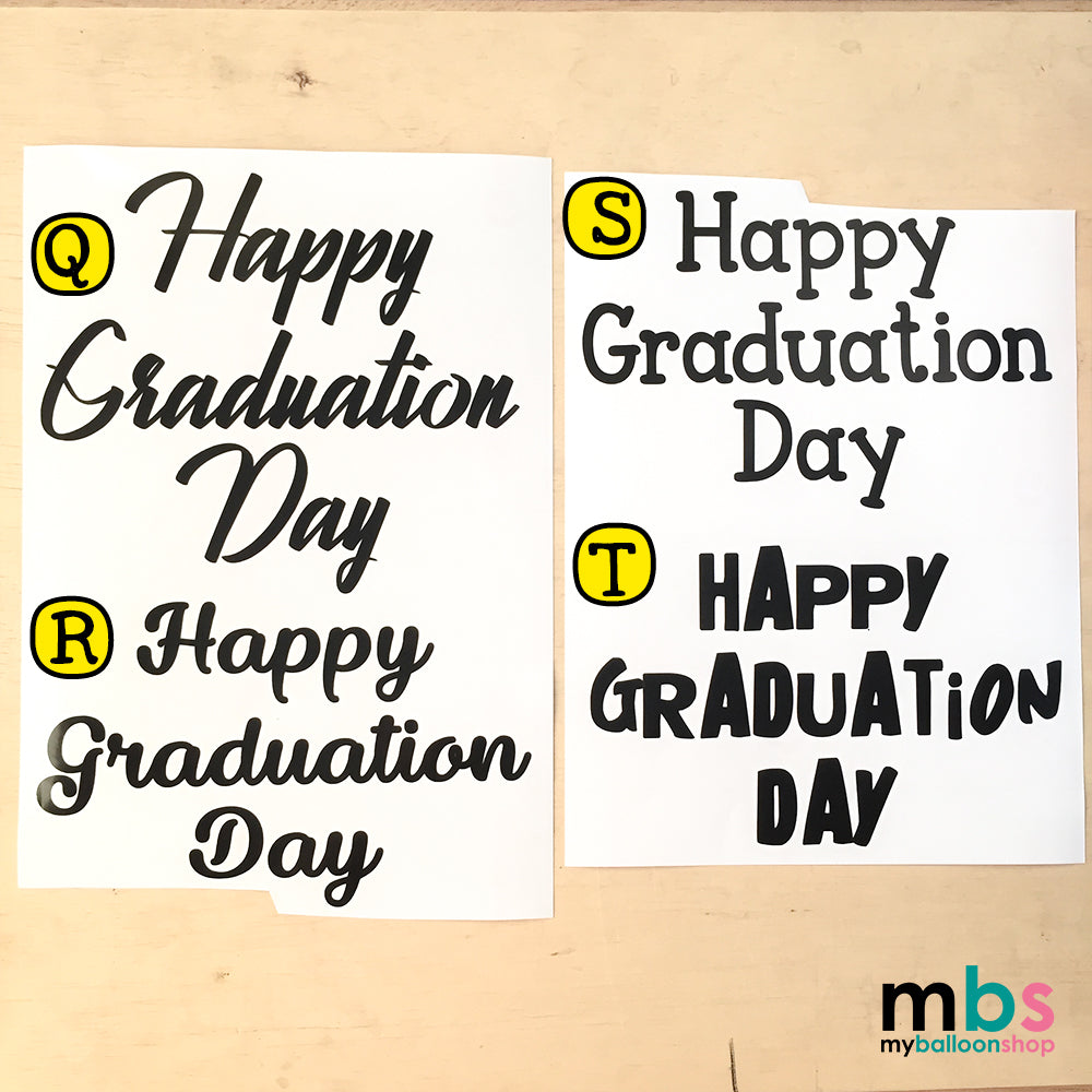 [G3] - Happy Graduation Day Medium Size Sticker