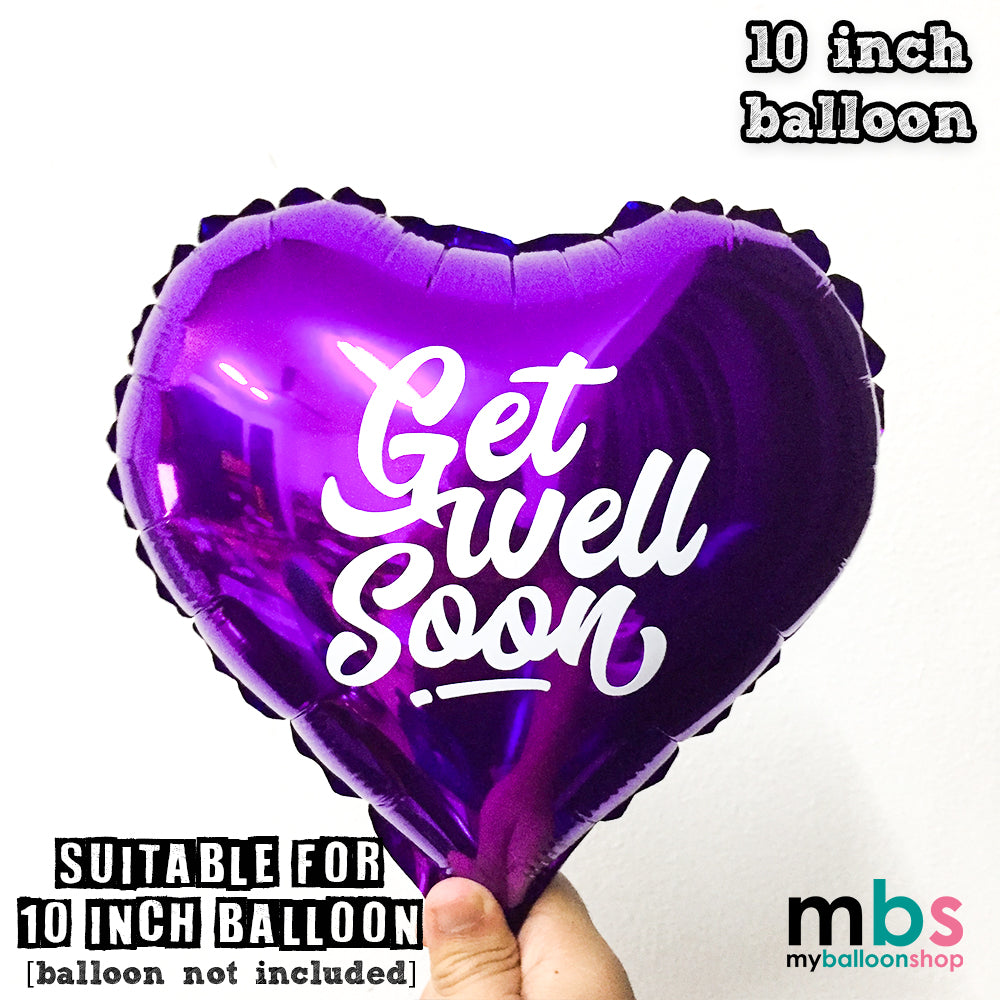 Get Well Soon - 6 Stickers