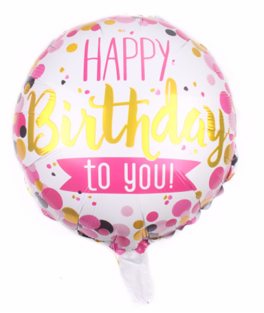 18 inch Happy Birthday Balloon