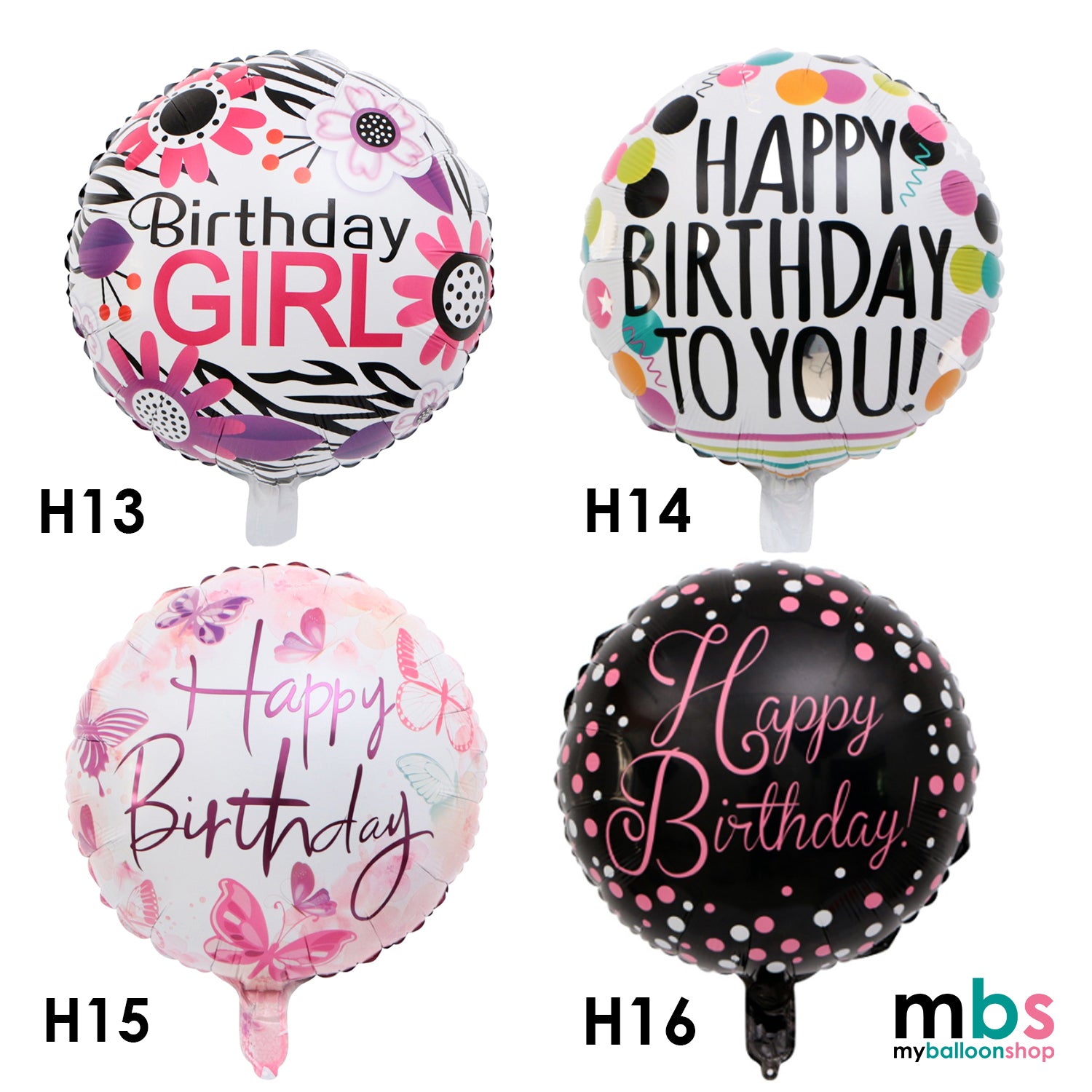 18 inch Happy Birthday Balloon