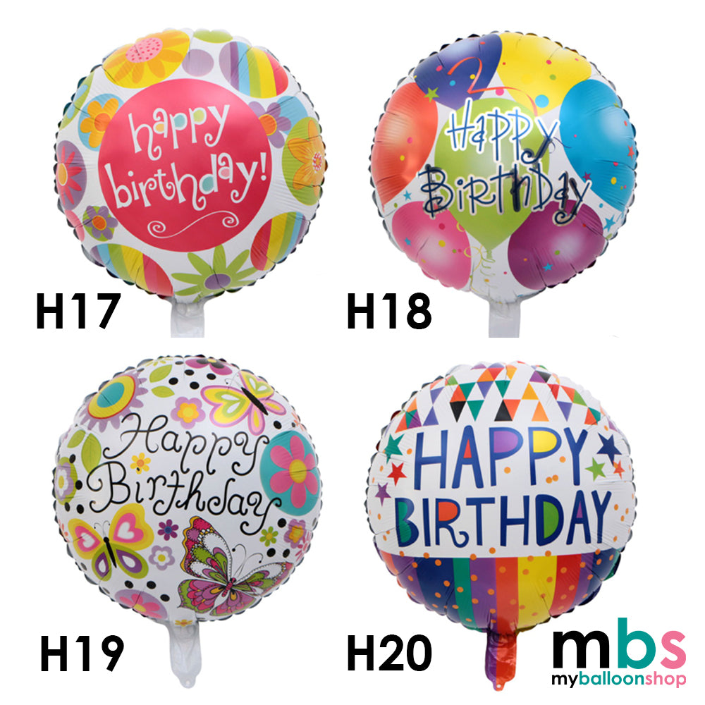 18 inch Happy Birthday Balloon