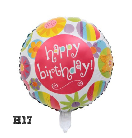 18 inch Happy Birthday Balloon
