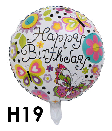 18 inch Happy Birthday Balloon