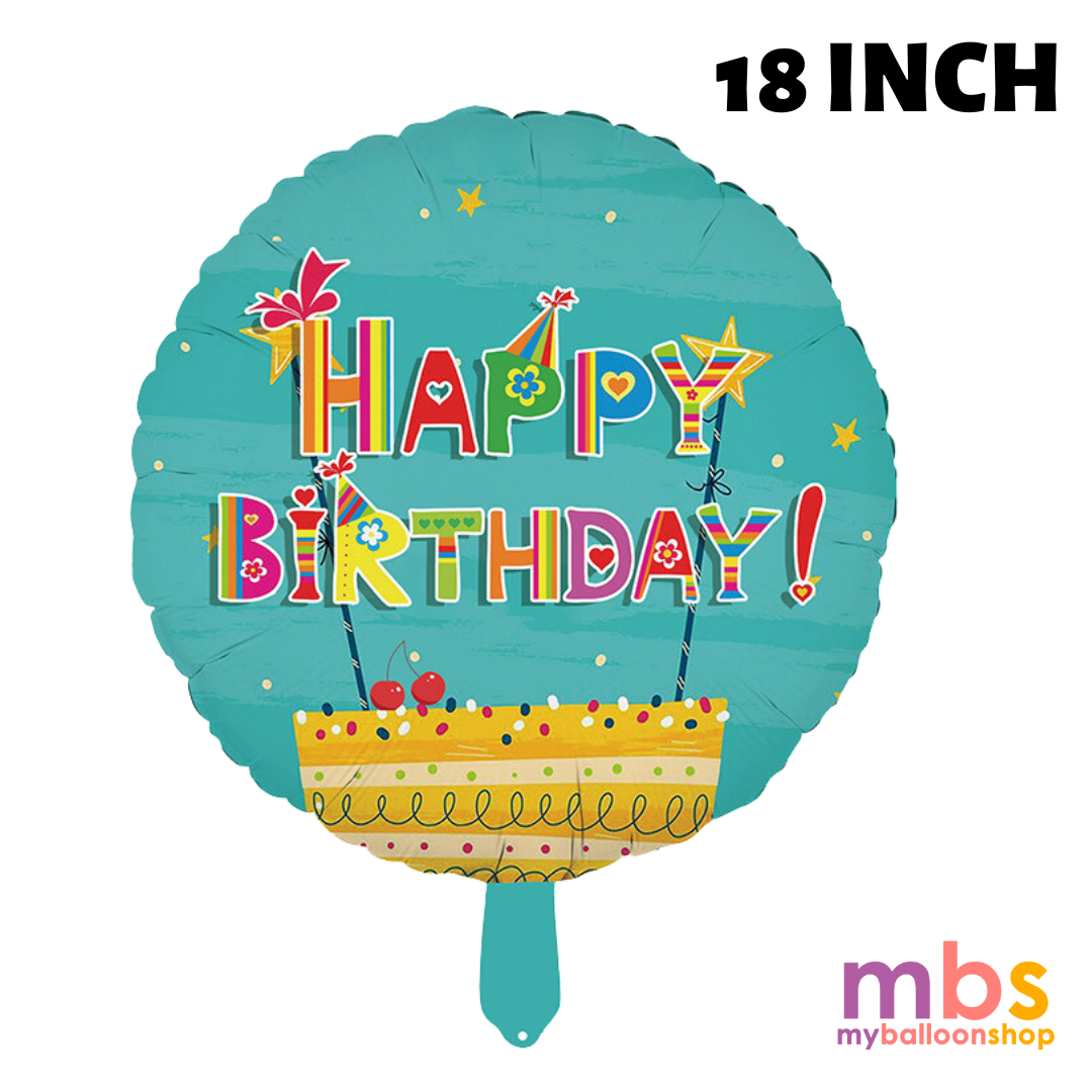 18 inch Happy Birthday Balloon