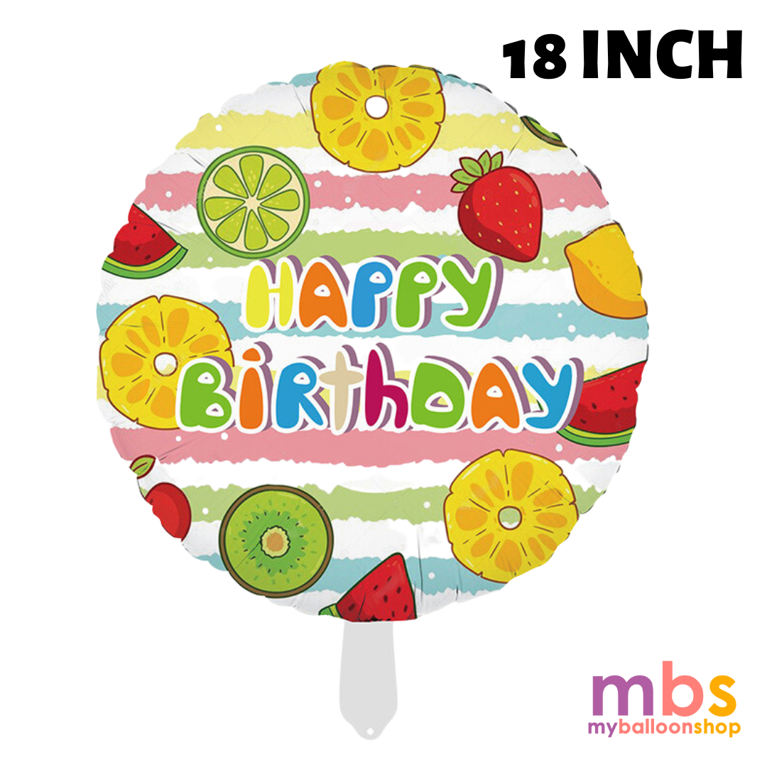 18 inch Happy Birthday Balloon