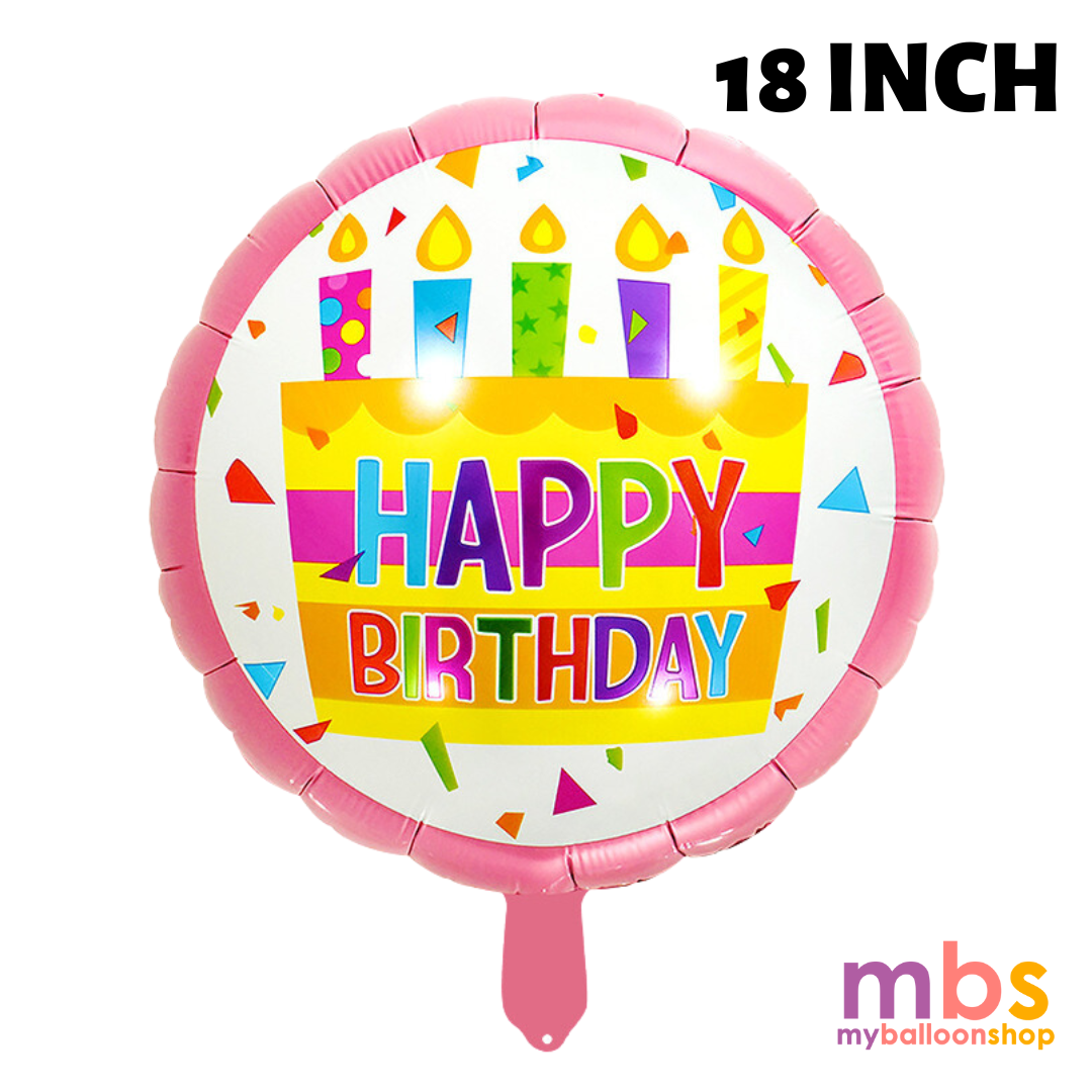 18 inch Happy Birthday Balloon