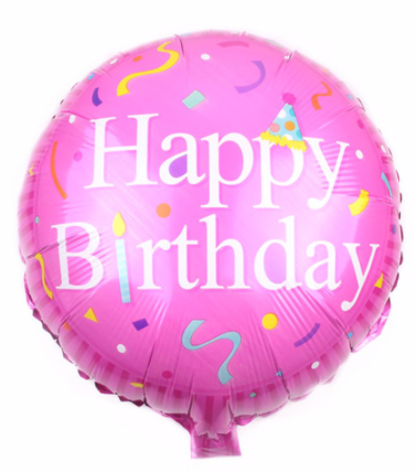 18 inch Happy Birthday Balloon