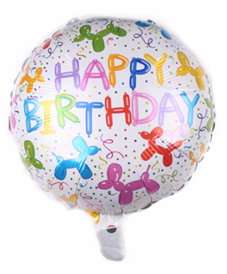 18 inch Happy Birthday Balloon