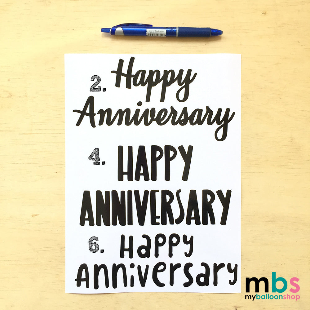 [V4] Happy Anniversary Sticker