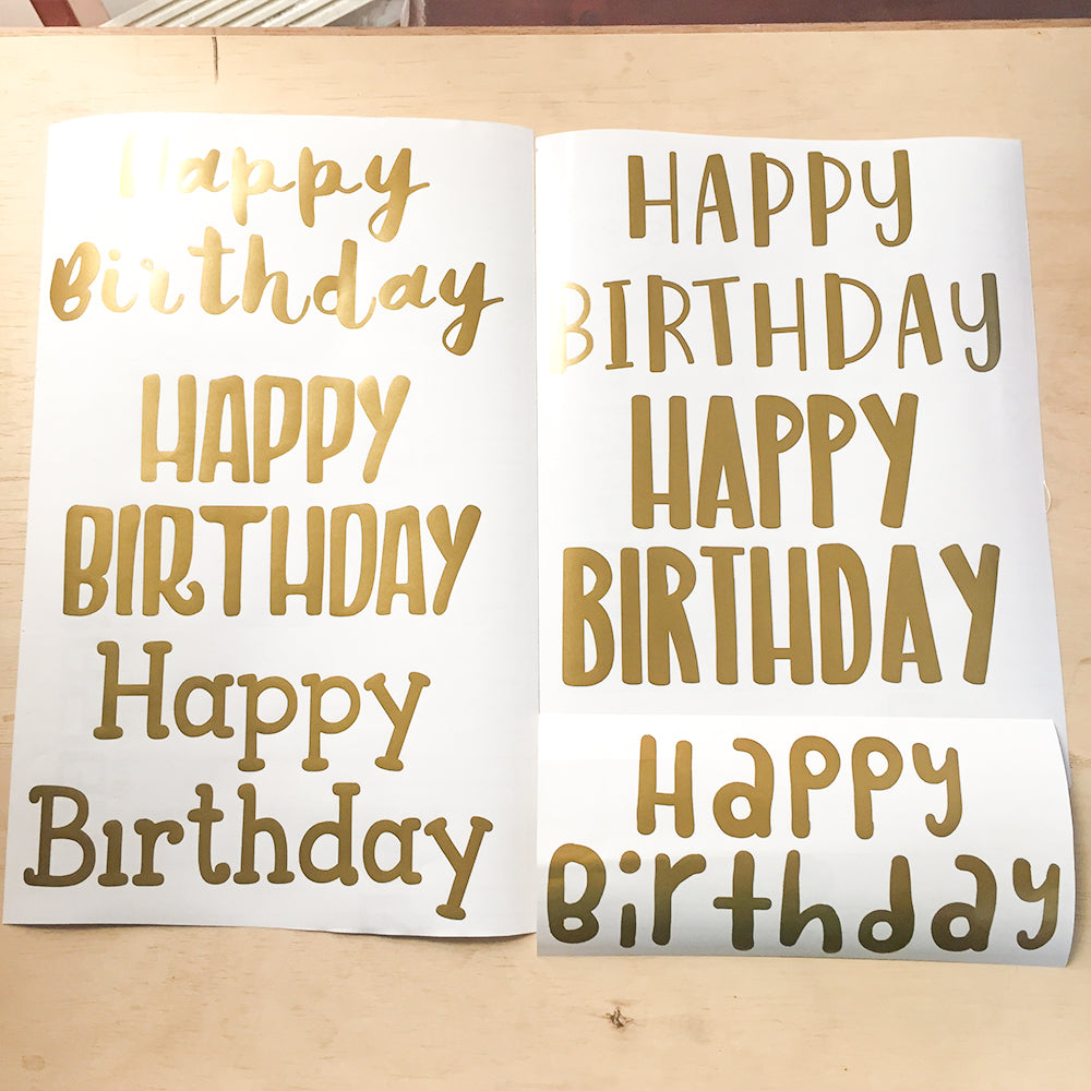 [HB2] - Happy Birthday Sticker - Medium