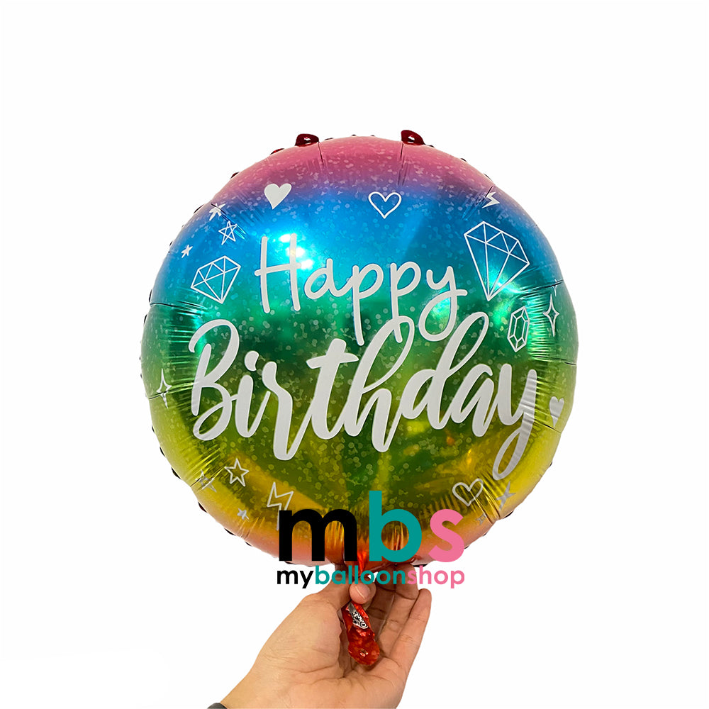 18 inch Happy Birthday Balloon