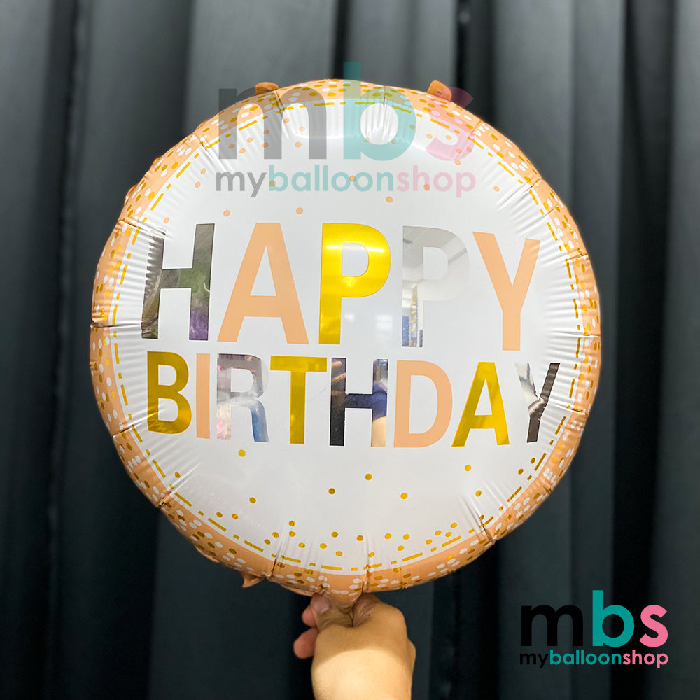 18 inch Happy Birthday Balloon