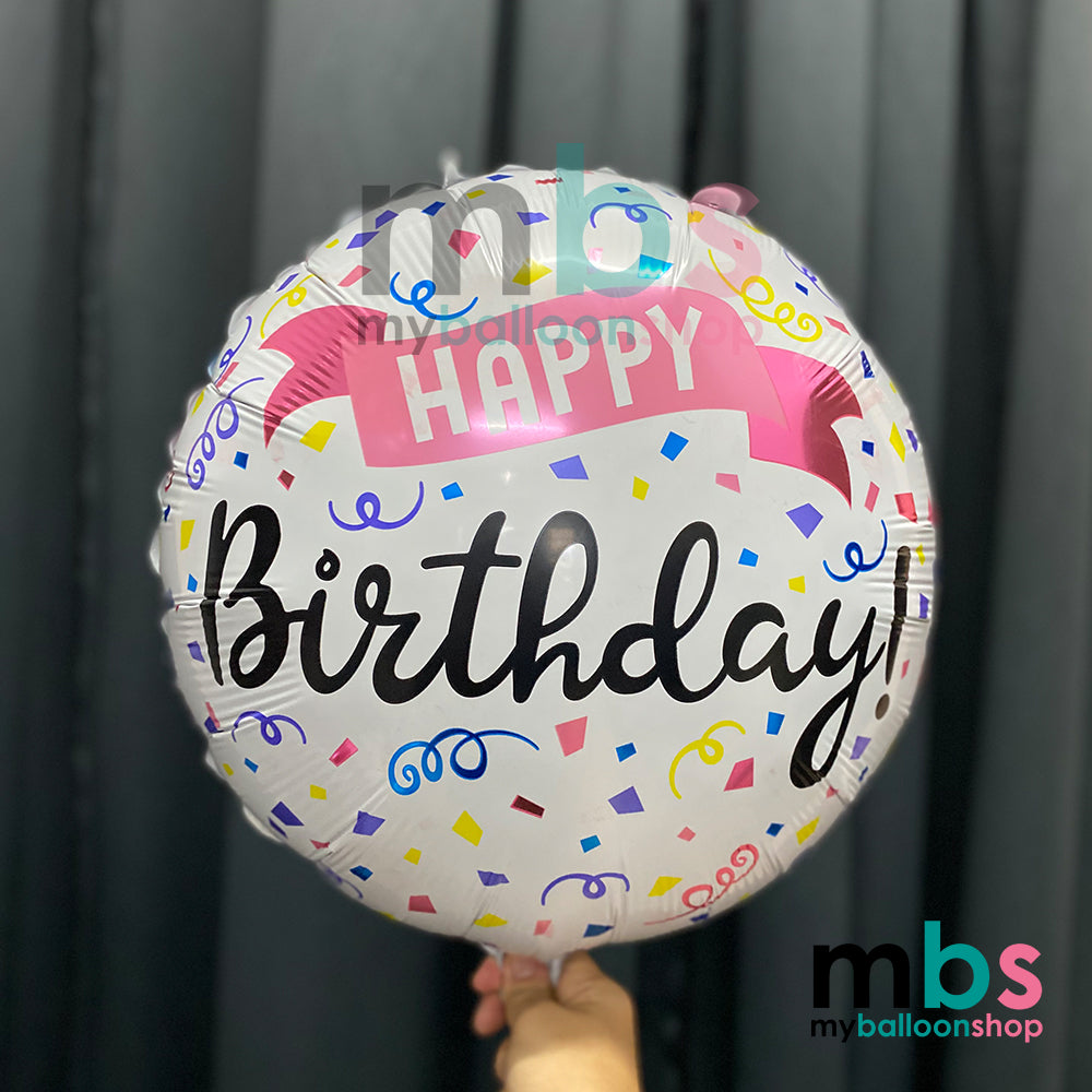 18 inch Happy Birthday Balloon