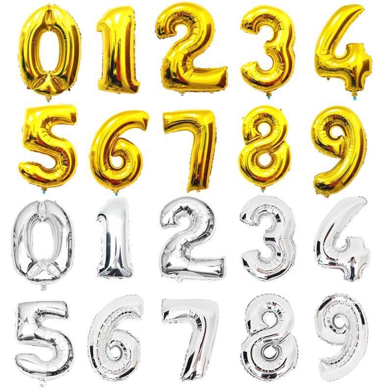32 inch Number [0-9] Foil Balloons