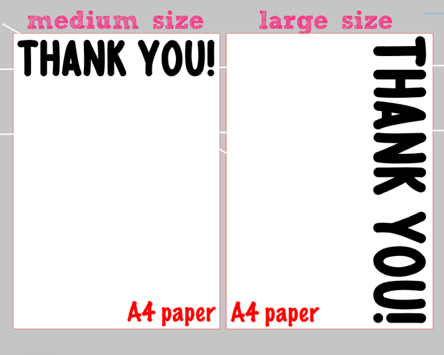 [K1] - Thank You Sticker [Medium | Large]