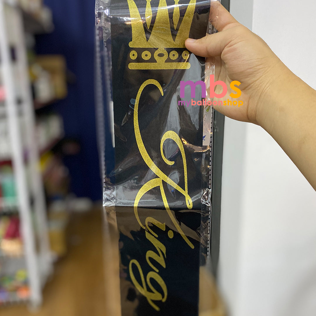 King and Queen Sash