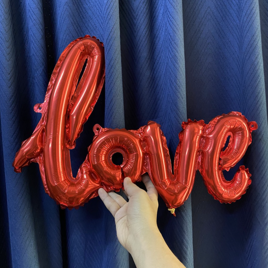 Love Sign Letter Foil Balloon