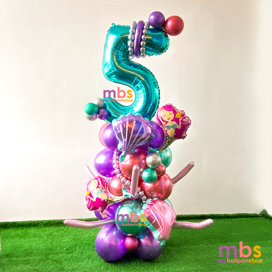 26 inch - Number Tiffany Green
