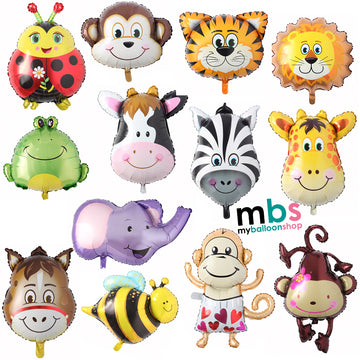 Animals Safari Foil Balloons