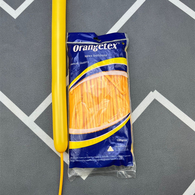 260Q Orangetex Twisting Balloons