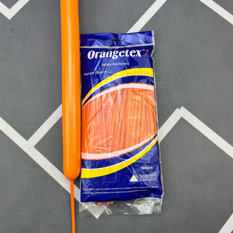 260Q Orangetex Twisting Balloons