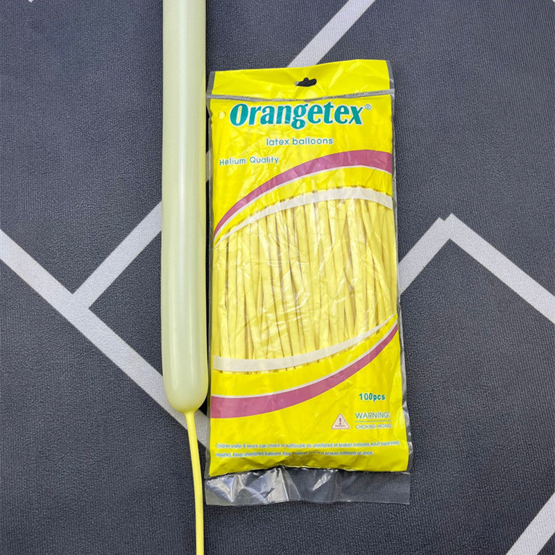 260Q Orangetex Twisting Balloons