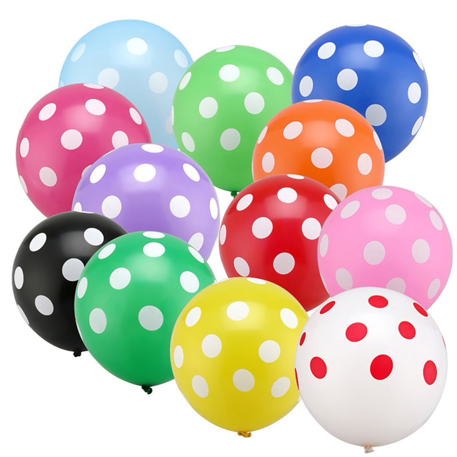 12 inch Polka Dot Balloons