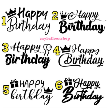 [HB6] - Happy Birthday Sticker
