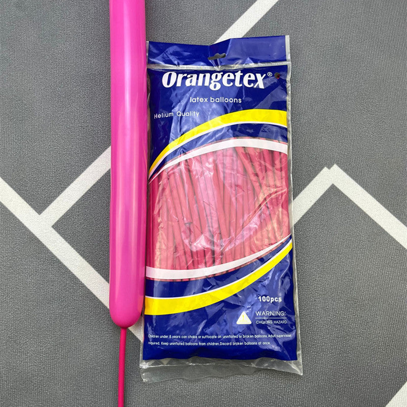 260Q Orangetex Twisting Balloons