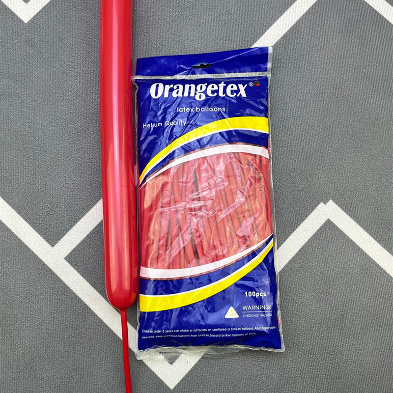 260Q Orangetex Twisting Balloons