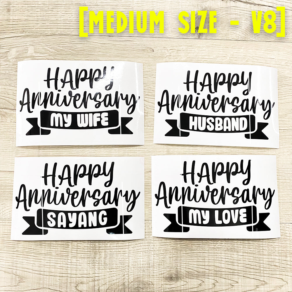 [V8] Happy Anniversary Sticker