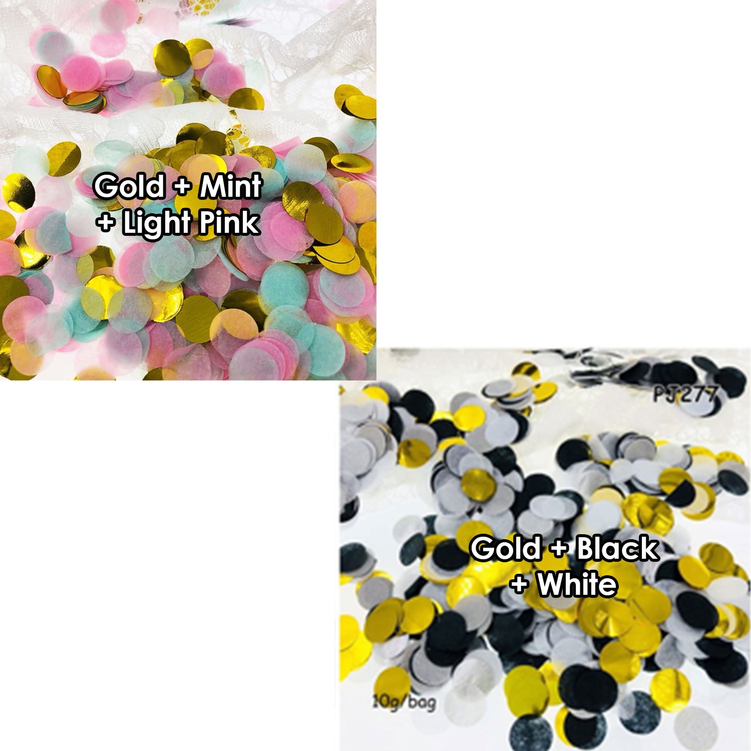1cm confetti mix foil / tissue 10g