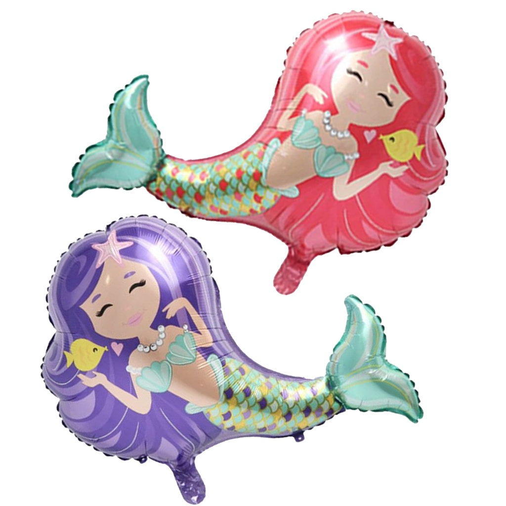 Mermaid Theme Balloons Birthday Party