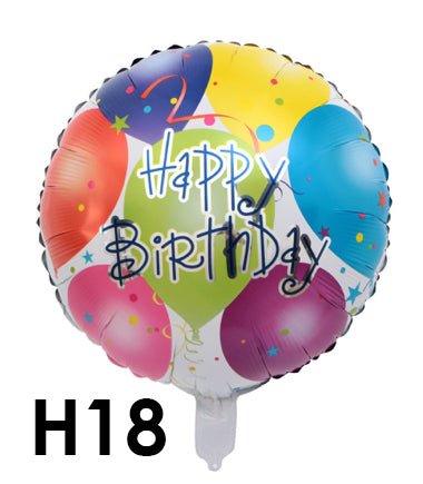 18 inch Happy Birthday Balloon