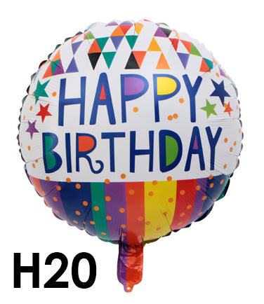 18 inch Happy Birthday Balloon