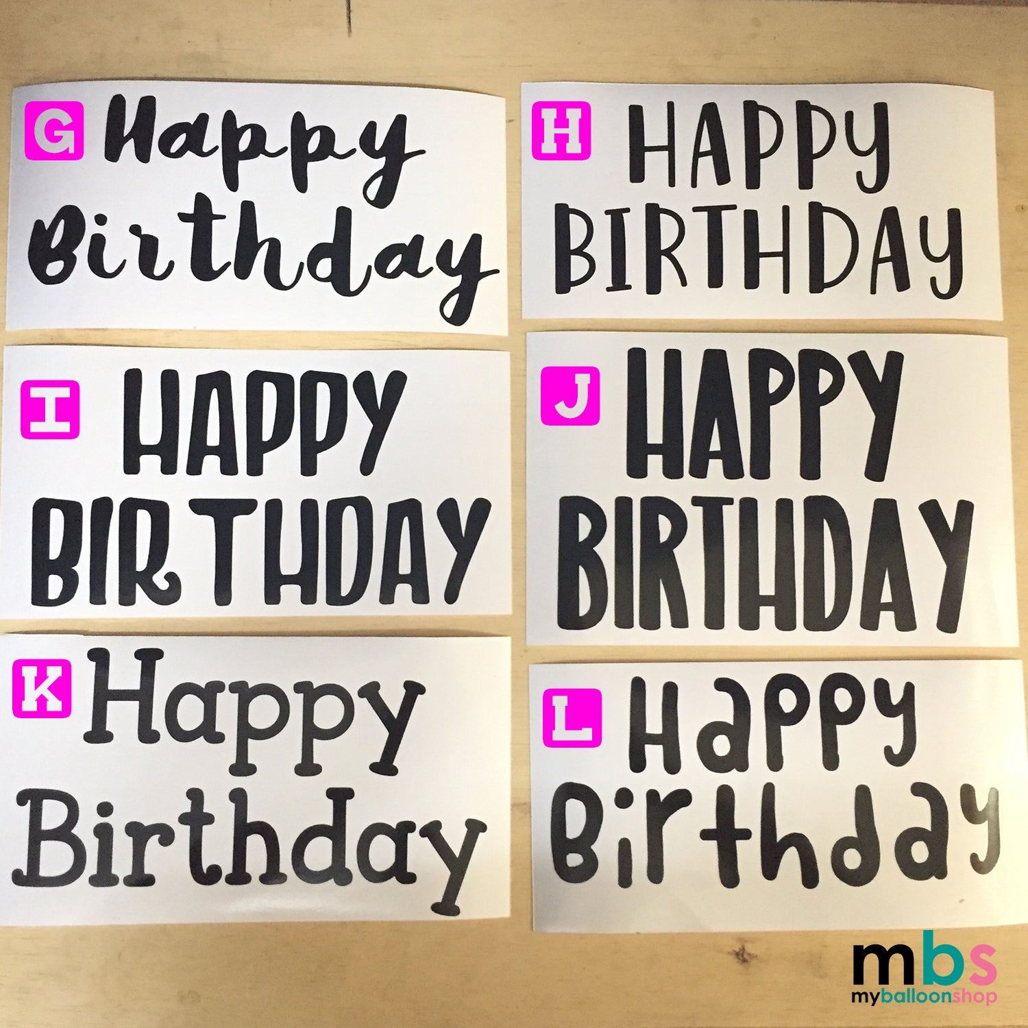 [HB2] - Happy Birthday Sticker - Medium