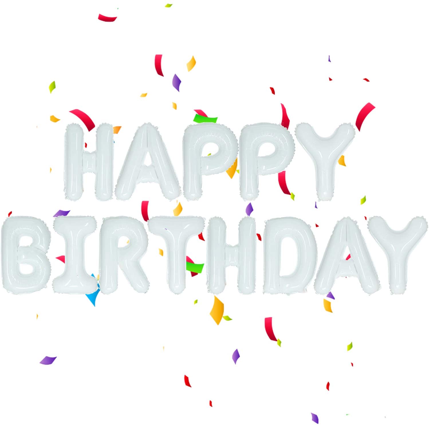 16 inch Happy Birthday Balloons Banner