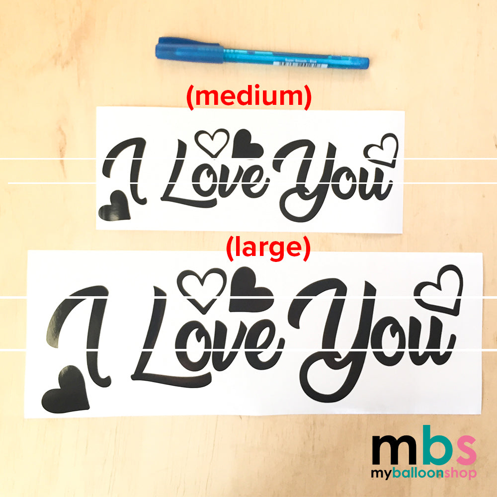 [I3] - I Love You Sticker