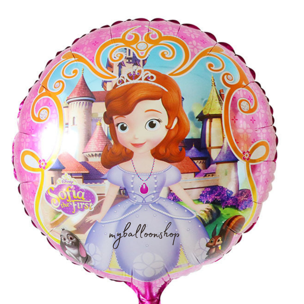 Sofia The First 10/18 inch Balloons Collection