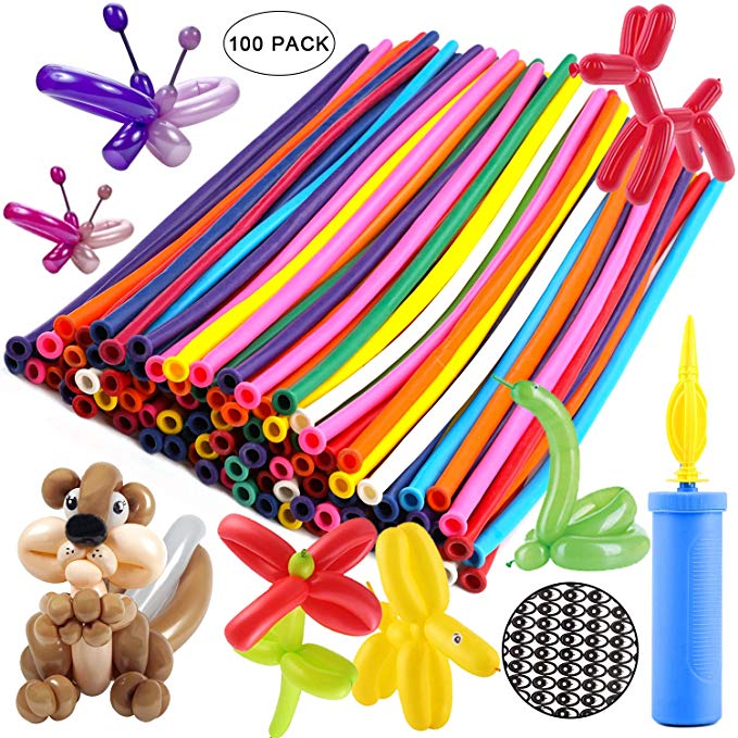 260Q Orangetex Twisting Balloons